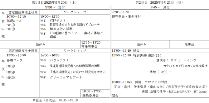 日程