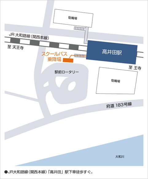 高井田駅のりば