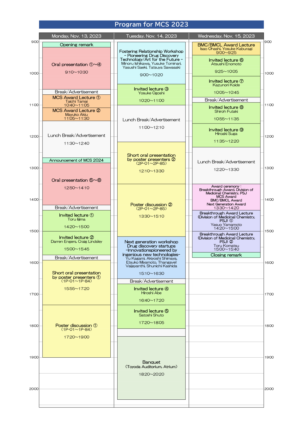 timetable